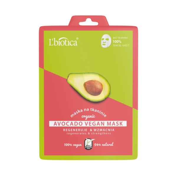 maseczka vegan mask avocado