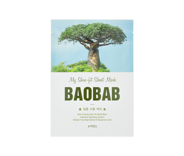 maseczka na bazie ekstraktu z baobabu A'pieu baobab sheet mask