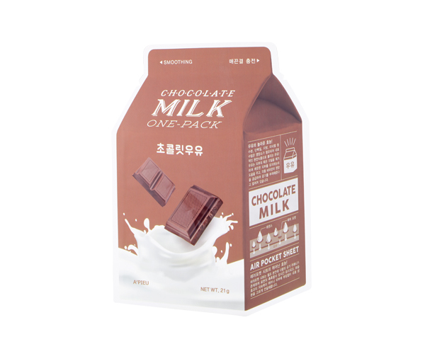 mleczna czekoladowa maseczka w płachcie A'pieu chocolate milk one pack